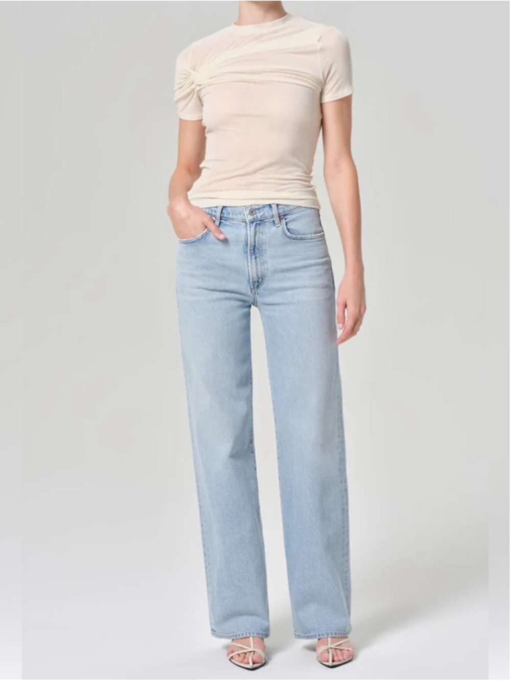 AGOLDE HARPER JEAN MID RISE RELAXED STRAIGHT in BEAM Size 29